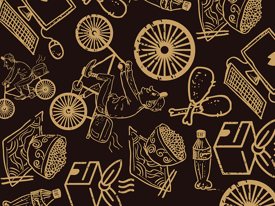 急食语整合形象设计(图ZMzY4MDMyMTY=) - 品牌 - 站酷设计师AOCHDA奥创原创素材 - 站酷ZCOOL