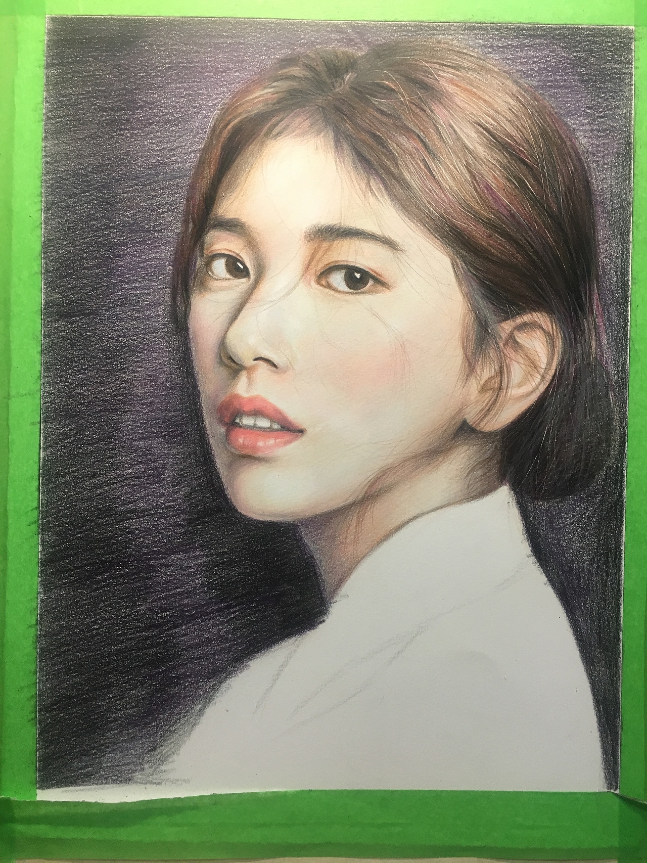 彩铅裴秀智（图ZODk2MTU1ODA=） - 绘画 - 站酷设计师郭秀富原创素材 - 站酷ZCOOL