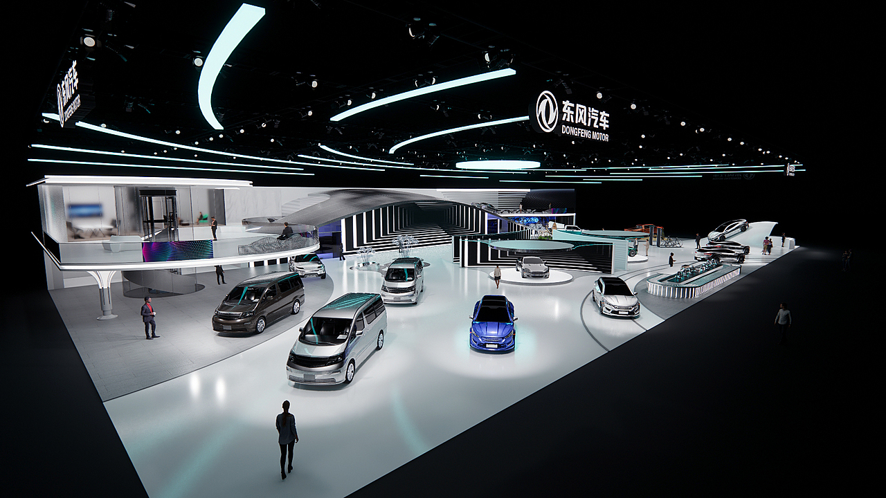 东风汽车_2021上海国际车展（图ZMjUyMTc0ODcy） - 其他三维 - 站酷设计师Andy_Kuang原创素材 - 站酷ZCOOL