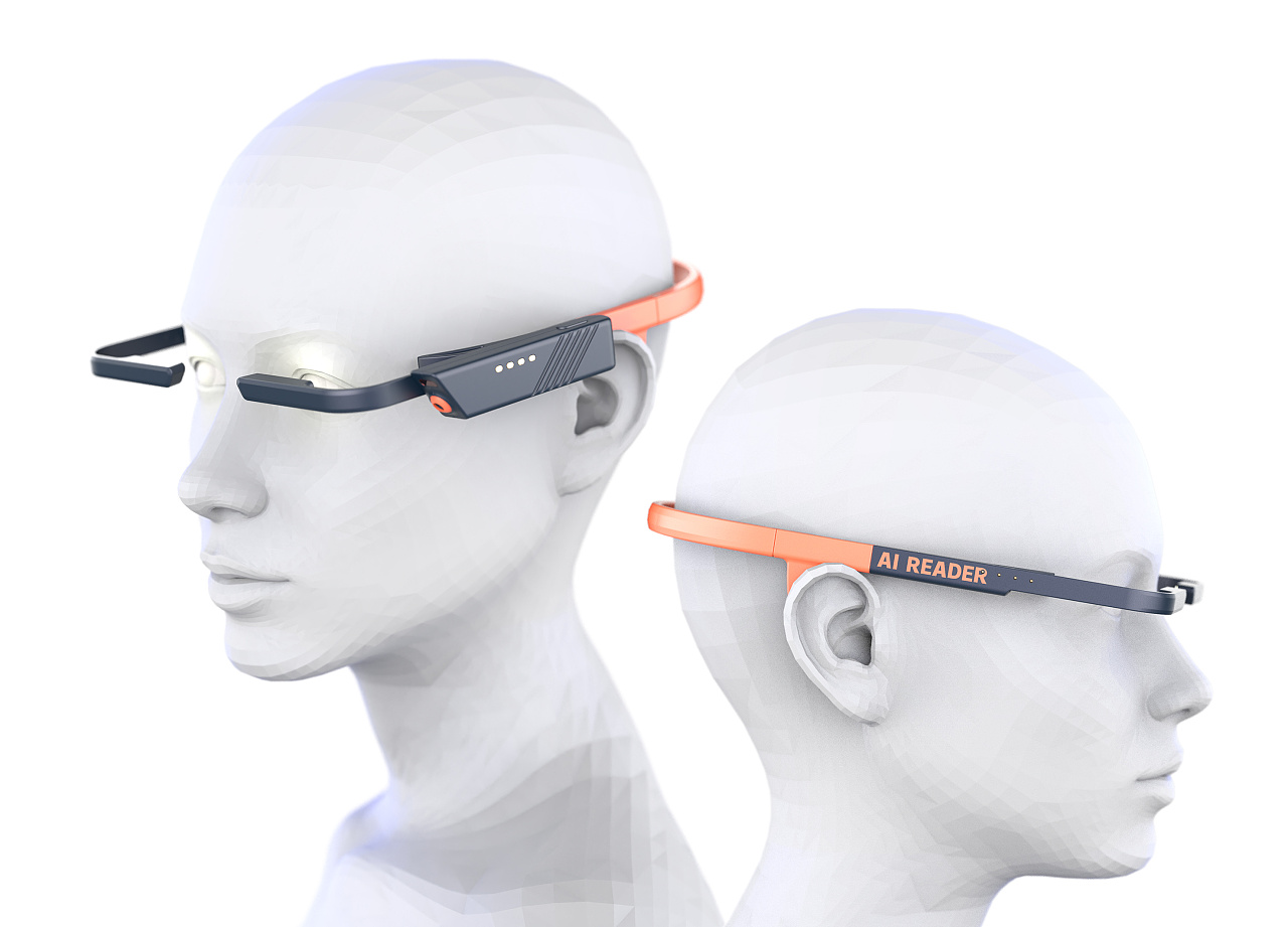 【优秀概念设计奖】基于用户体验的ai盲人阅读设备