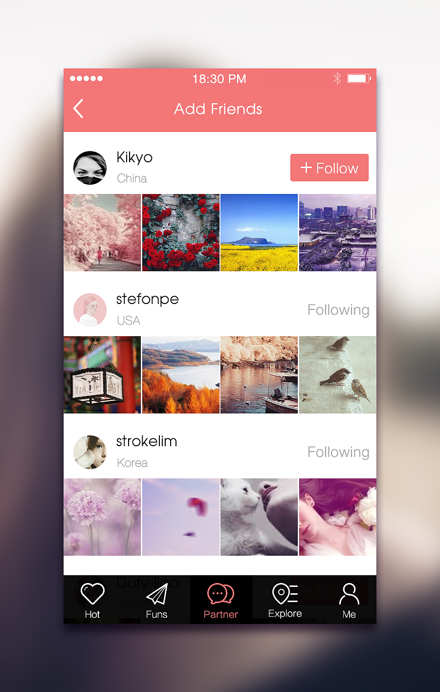 视觉版fanfuns（图ZMTk2MDk4ODg=） - APP界面 - 站酷设计师我就是妹纸原创素材 - 站酷ZCOOL