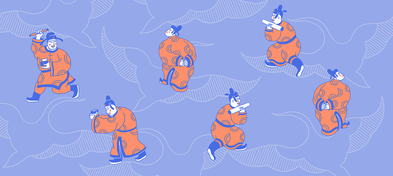臣接旨纸巾包装设计（图ZMjcwNDkwMDg0） - 商业插画 - 站酷设计师梅野野原创素材 - 站酷ZCOOL