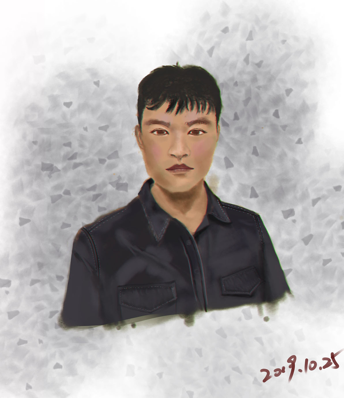 给朋友画的头像