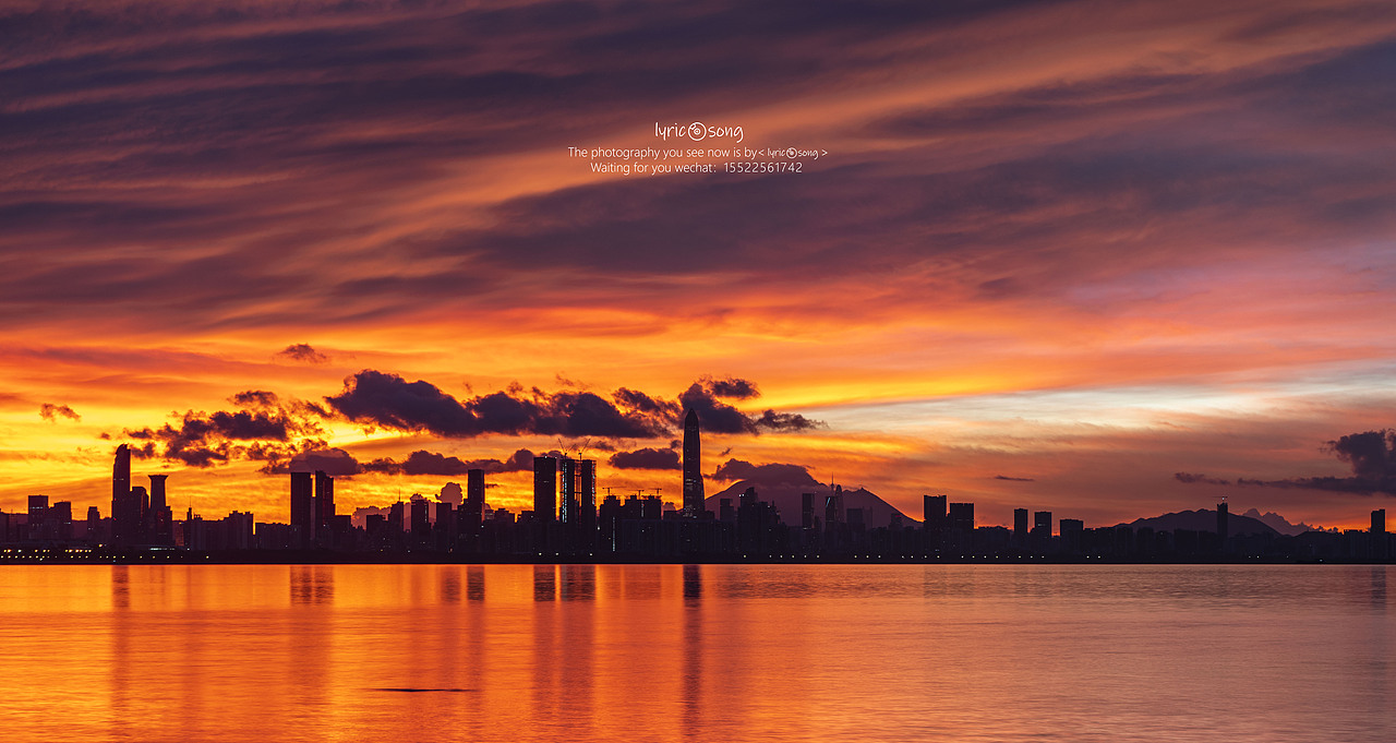 深圳湾日出剧场朝霞（图ZMjE4MTE2MzMy） - 风光摄影 - 站酷设计师摄影师大Q原创素材 - 站酷ZCOOL