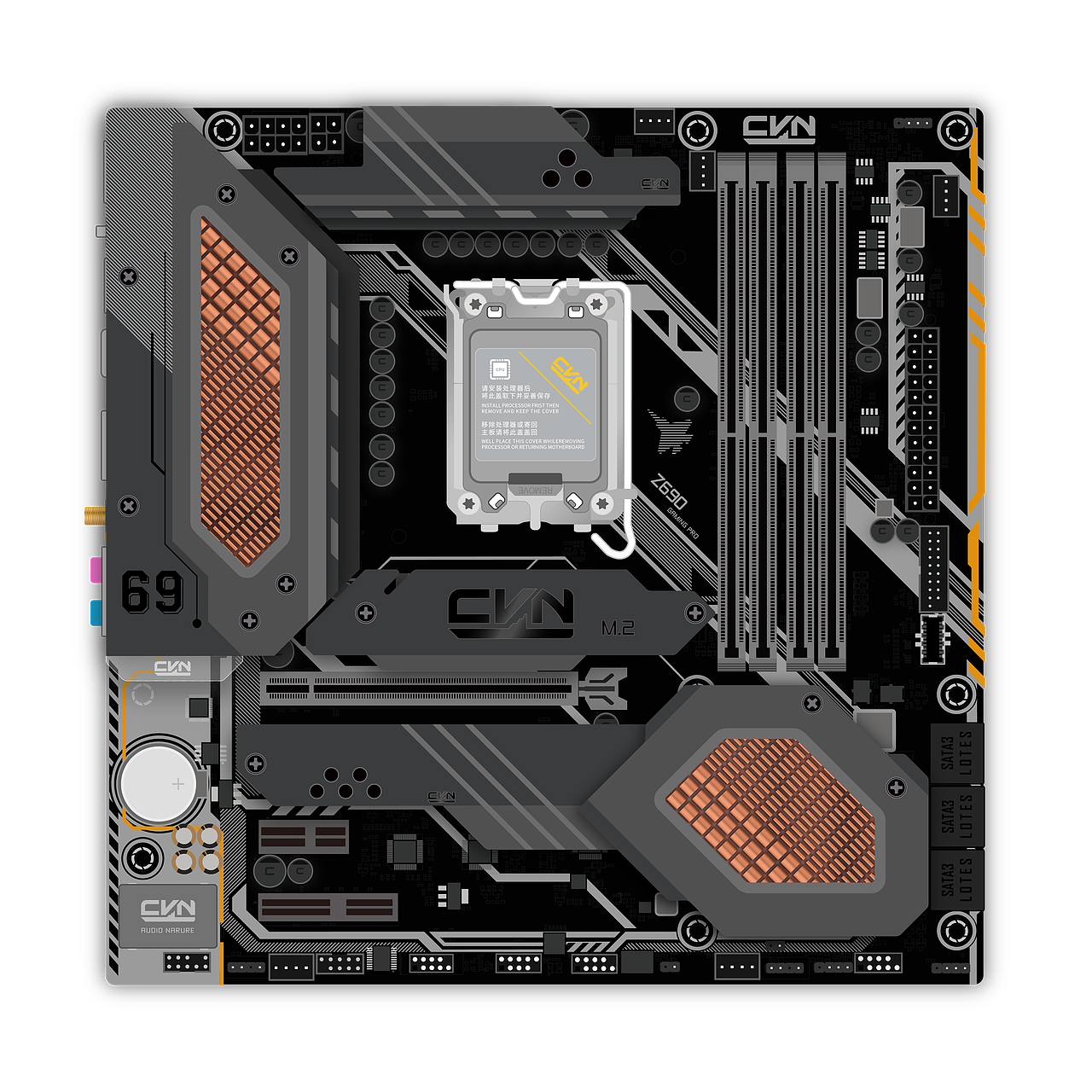 CVN-Z590M GAMING PRO（图ZMjgxMTAwODY0） - 其他平面 - 站酷设计师肥嘟嘟大鹏守原创素材 - 站酷ZCOOL
