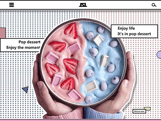 孟菲斯风格网页设计