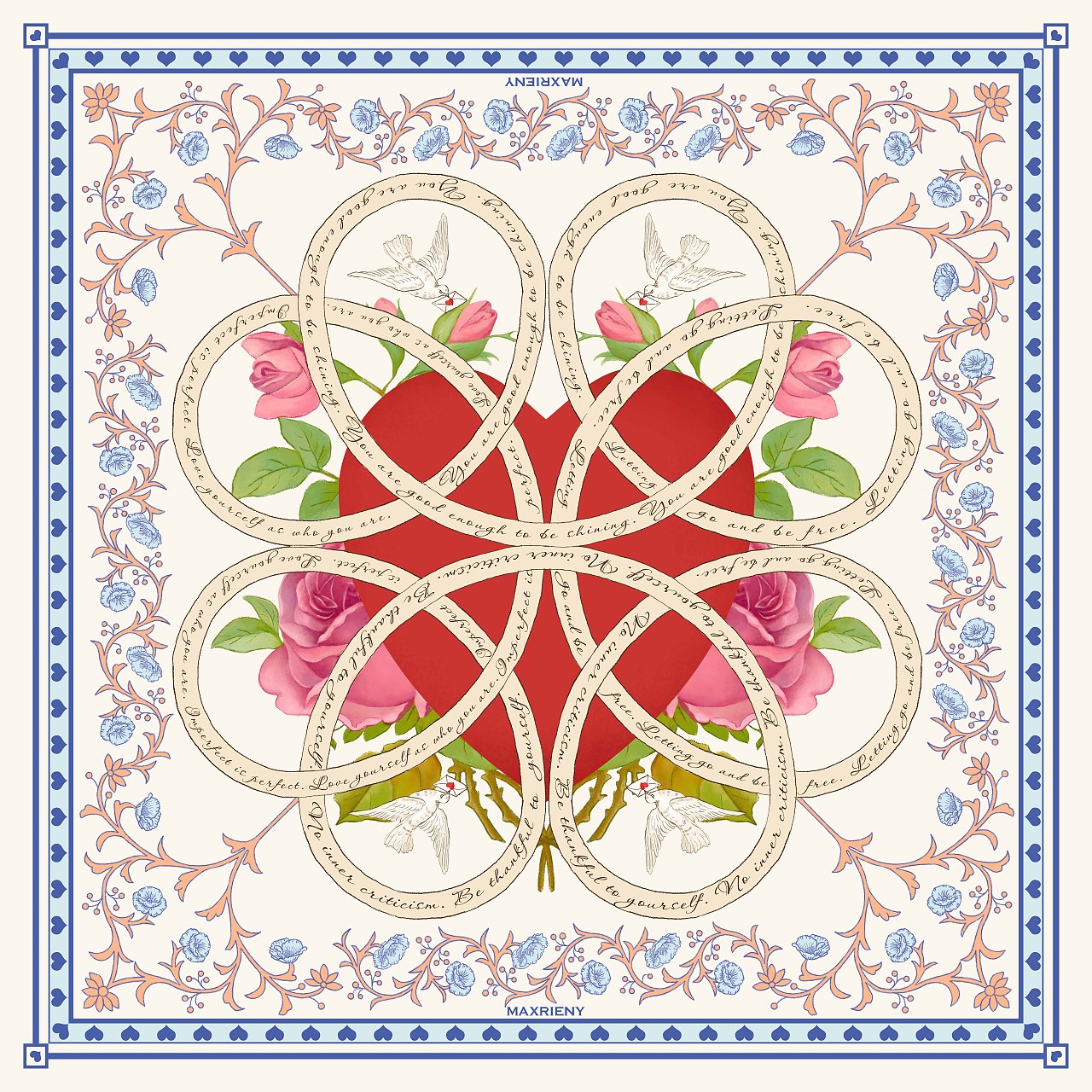 图案设计与丝巾应用（图ZMjIxOTIxNjAw） - 商业插画 - 站酷设计师阿烟Yanna_原创素材 - 站酷ZCOOL