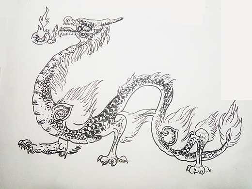 第二天 走兽行龙（个人主页-ZMjM5OTY2MDg=） - 创作习作 - 站酷设计师风也至原创素材 - 站酷ZCOOL