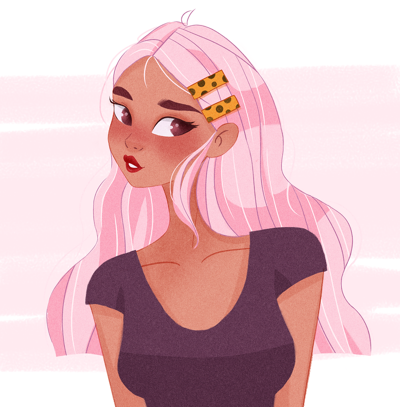 原创欧美人物插画