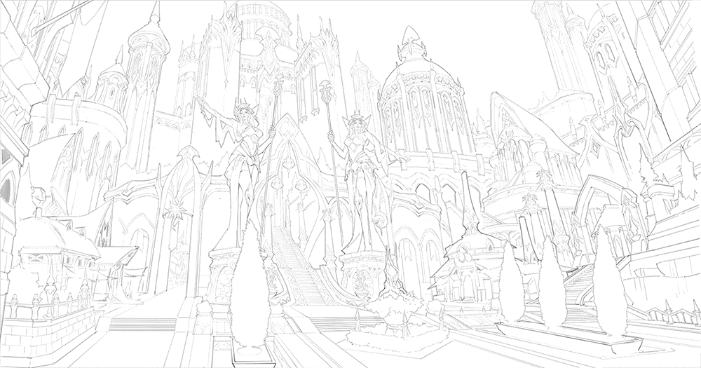 主城设计-过程图分享（图ZMTI1MDk5MTA0） - 游戏原画 - 站酷设计师JIE_L原创素材 - 站酷ZCOOL