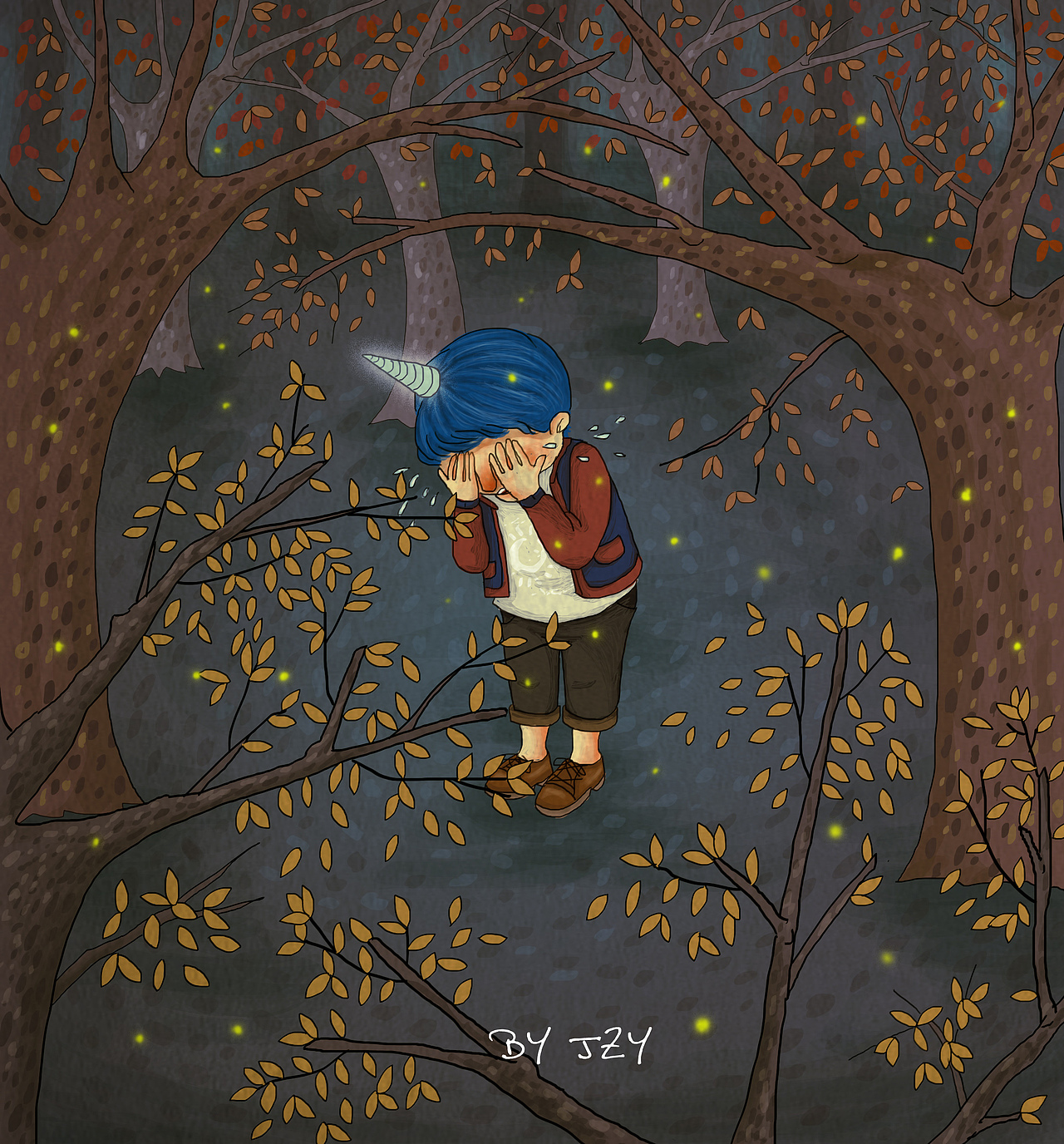 迷失 森林（图ZMzg1MTYyODQ=） - 创作习作 - 站酷设计师JZY09原创素材 - 站酷ZCOOL