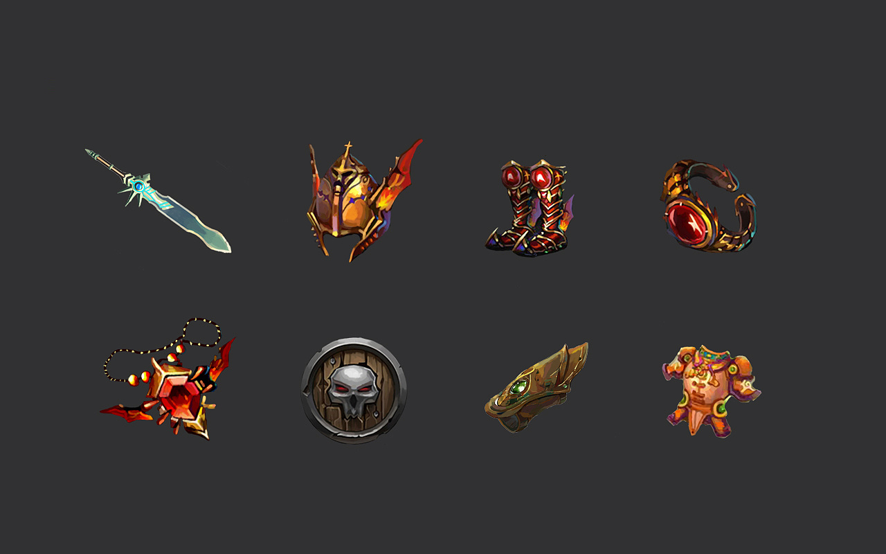 一些游戏道具装备icon