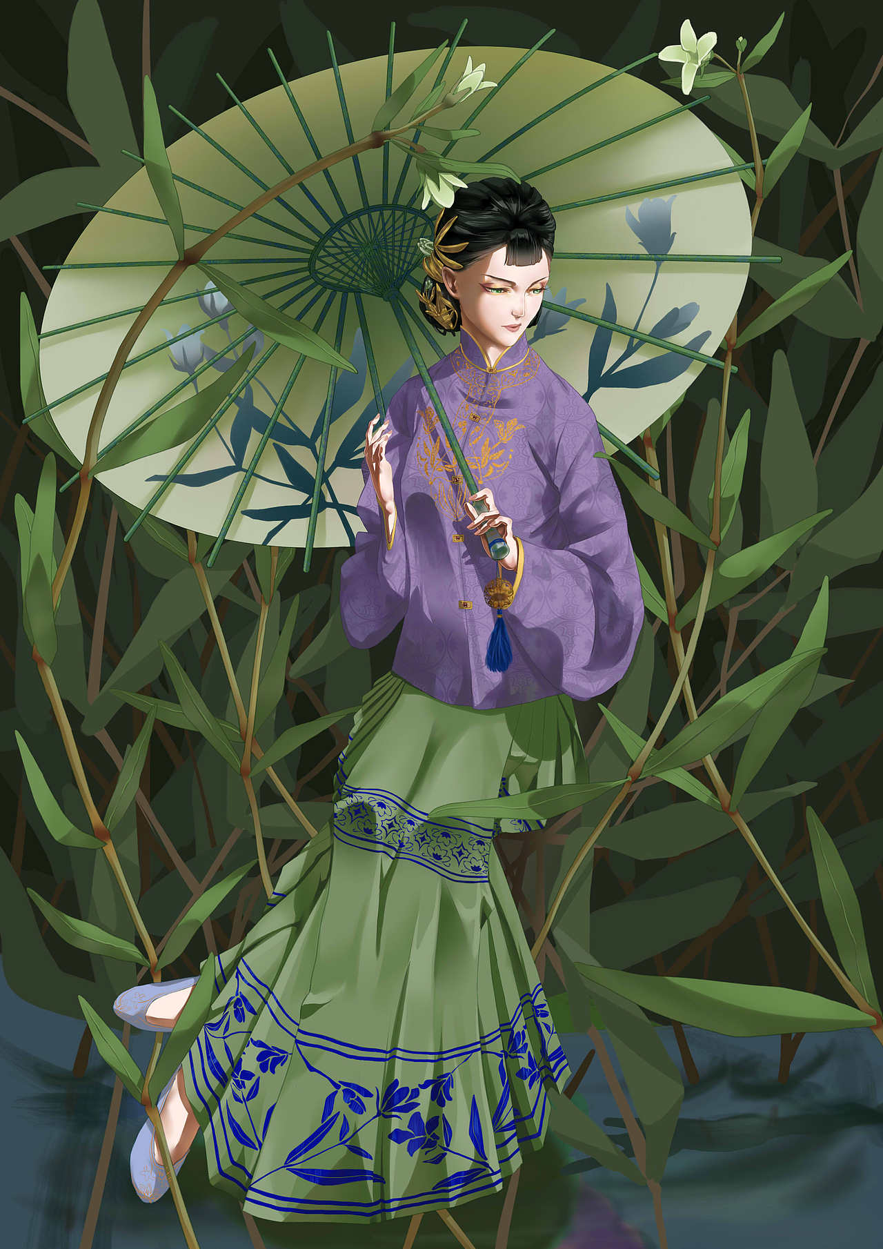 毕业设计:《中草药》插画设计