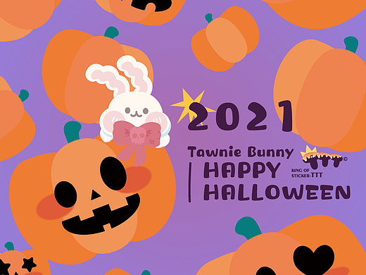 TAWNIE ‖ 万圣节兔兔贴纸