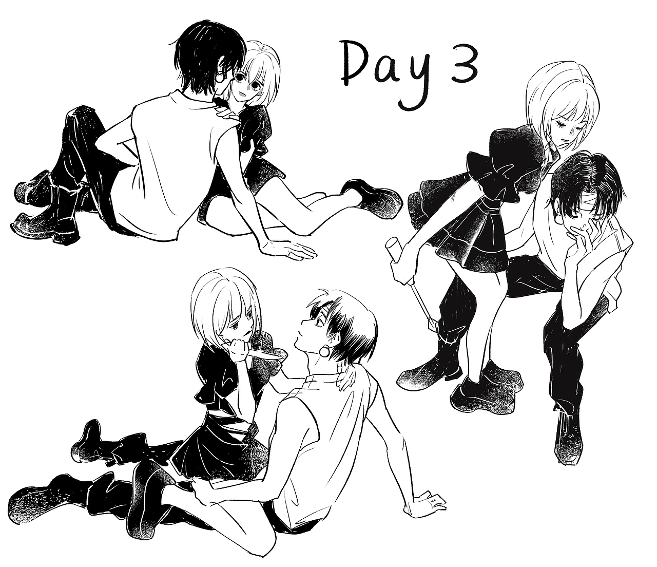 Day 03 @速寫班長 #速寫60天挑戰(zhàn)賽#（圖ZMjkxMDQyOTky） - 創(chuàng)作習(xí)作 - 站酷設(shè)計師罐罐U_U原創(chuàng)素材 - 站酷ZCOOL