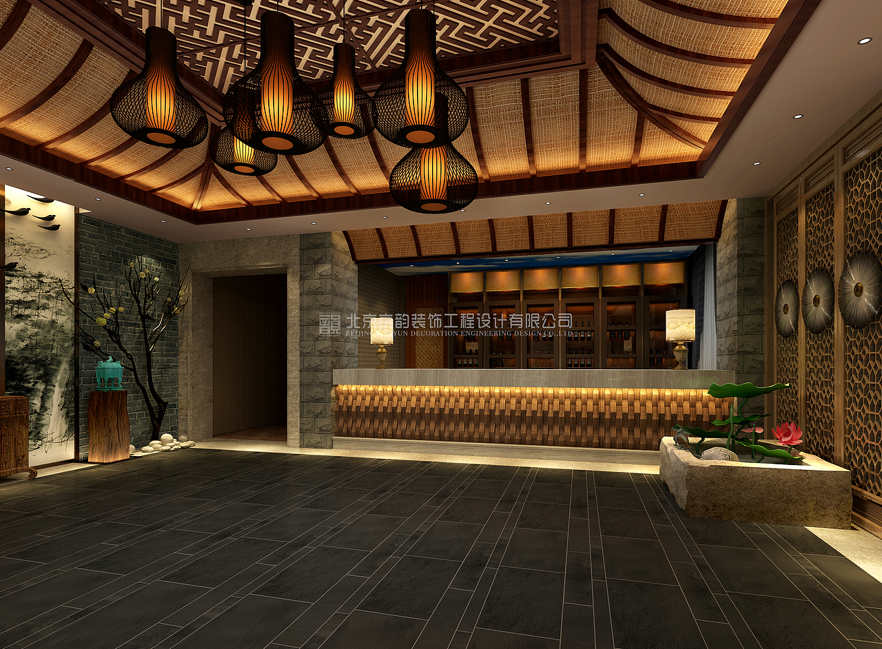 京韵设计-郑韵：北京亿方源休闲会馆（图ZMTkyMDY1Mzc2） - 家装设计 - 站酷设计师京韵设计原创素材 - 站酷ZCOOL