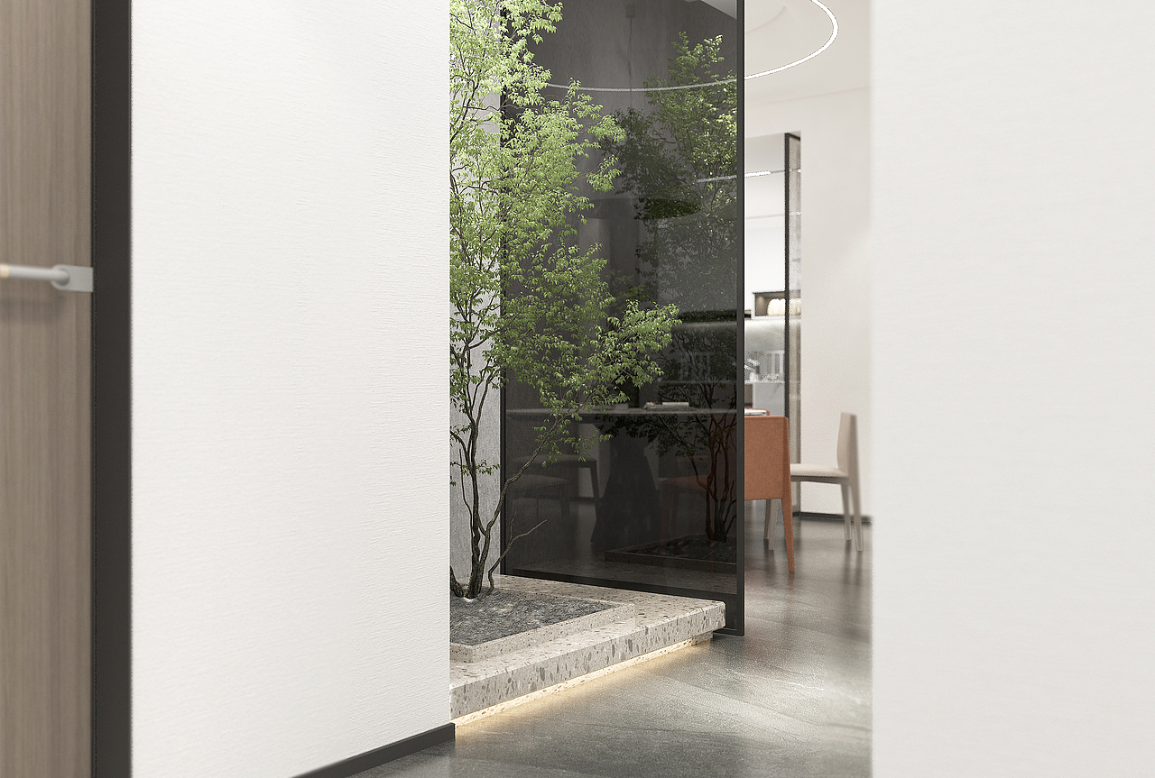 哈尔滨-辰能溪树庭院-250㎡-现代