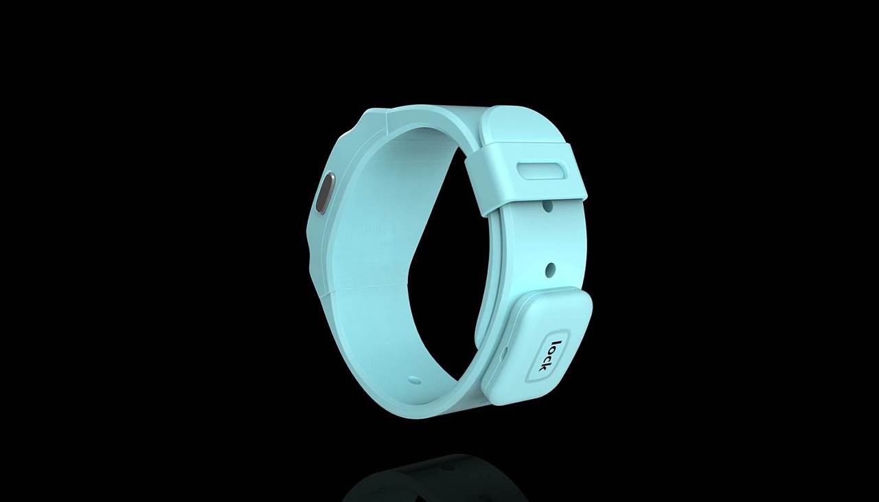 医用定位防拆手环/手表设计