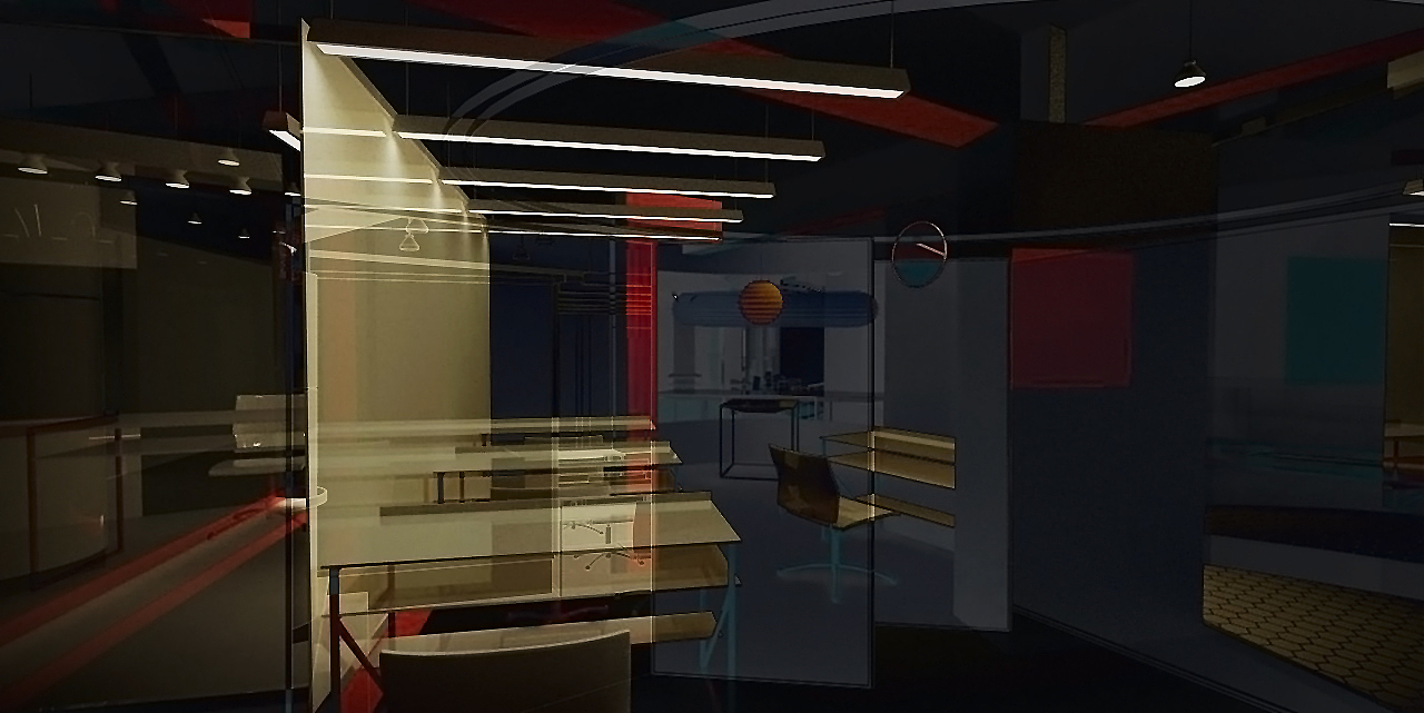 【设计日记】传媒公司办公室室内设计pv