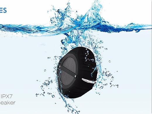 户外防水音箱海报--IPX7防水