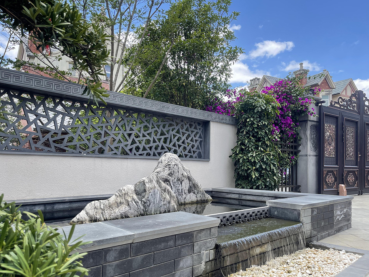 高黎贡中式庭院景观