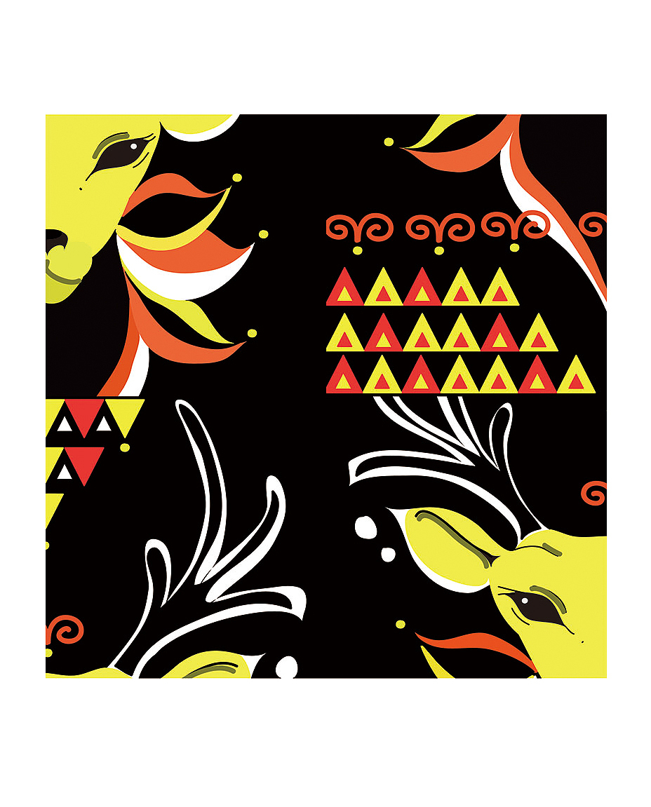 裝飾圖案-少數(shù)民族元素圖案的運用（圖ZMTA3NjYyMzcy） - 圖案 - 站酷設(shè)計師插畫師_琳子Ailee原創(chuàng)素材 - 站酷ZCOOL