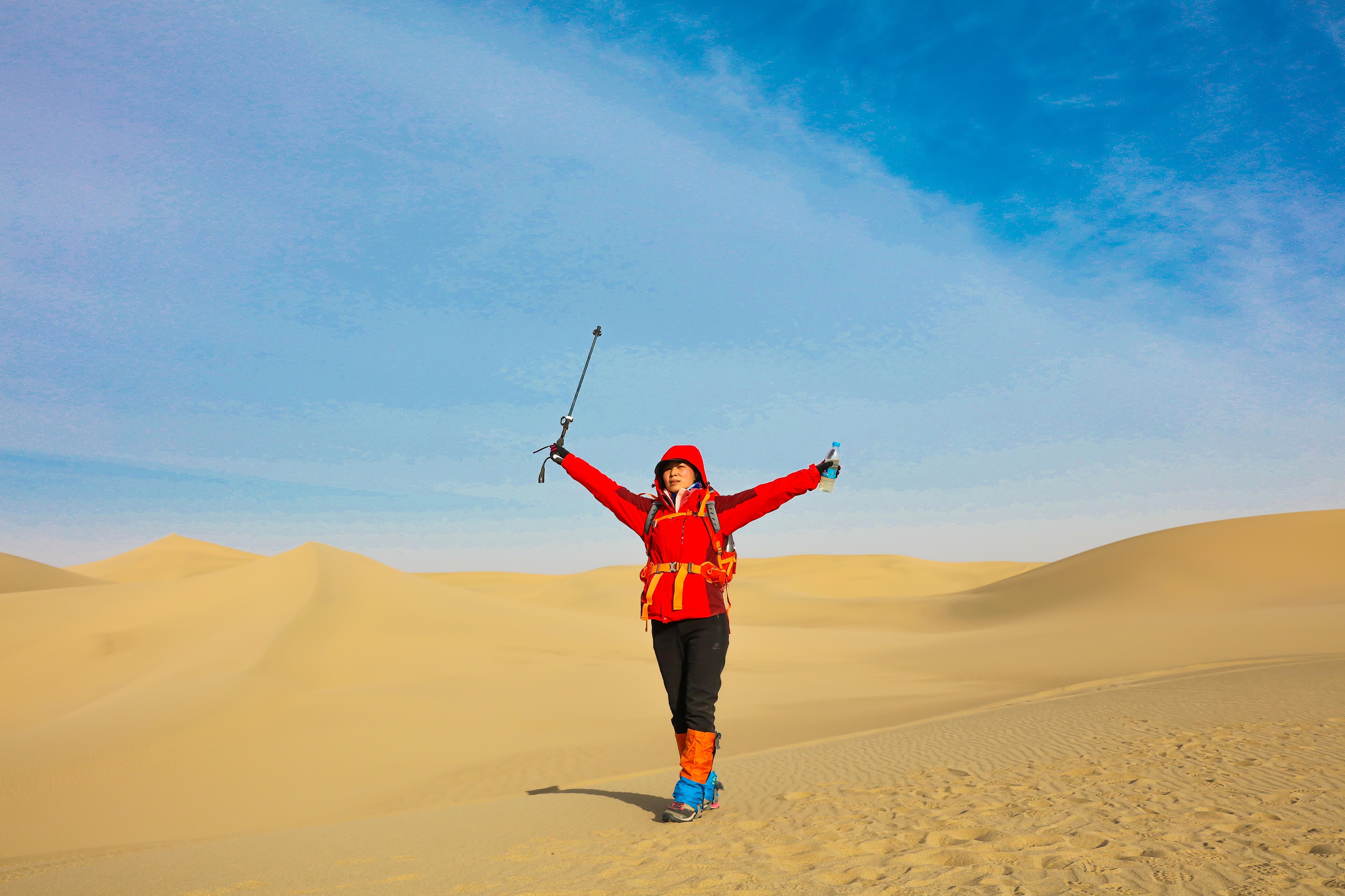 第二届新疆天山丝绸之路 哈密大海道徒步挑战赛|摄影|人像|全天候徒步