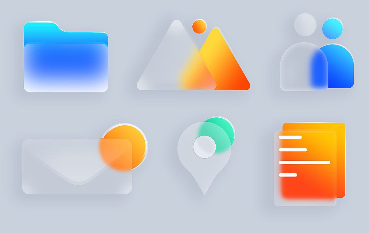 毛玻璃图标（图ZMjcyMzQzNTMy） - 其他 - 站酷设计师DN000原创素材 - 站酷ZCOOL