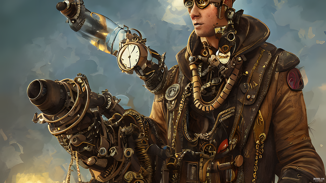 ai创作实验室#蒸汽时代飞行员