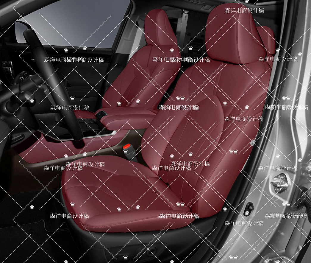 长沙淘宝京东电商汽车坐垫亚马逊产品精修设计案例图