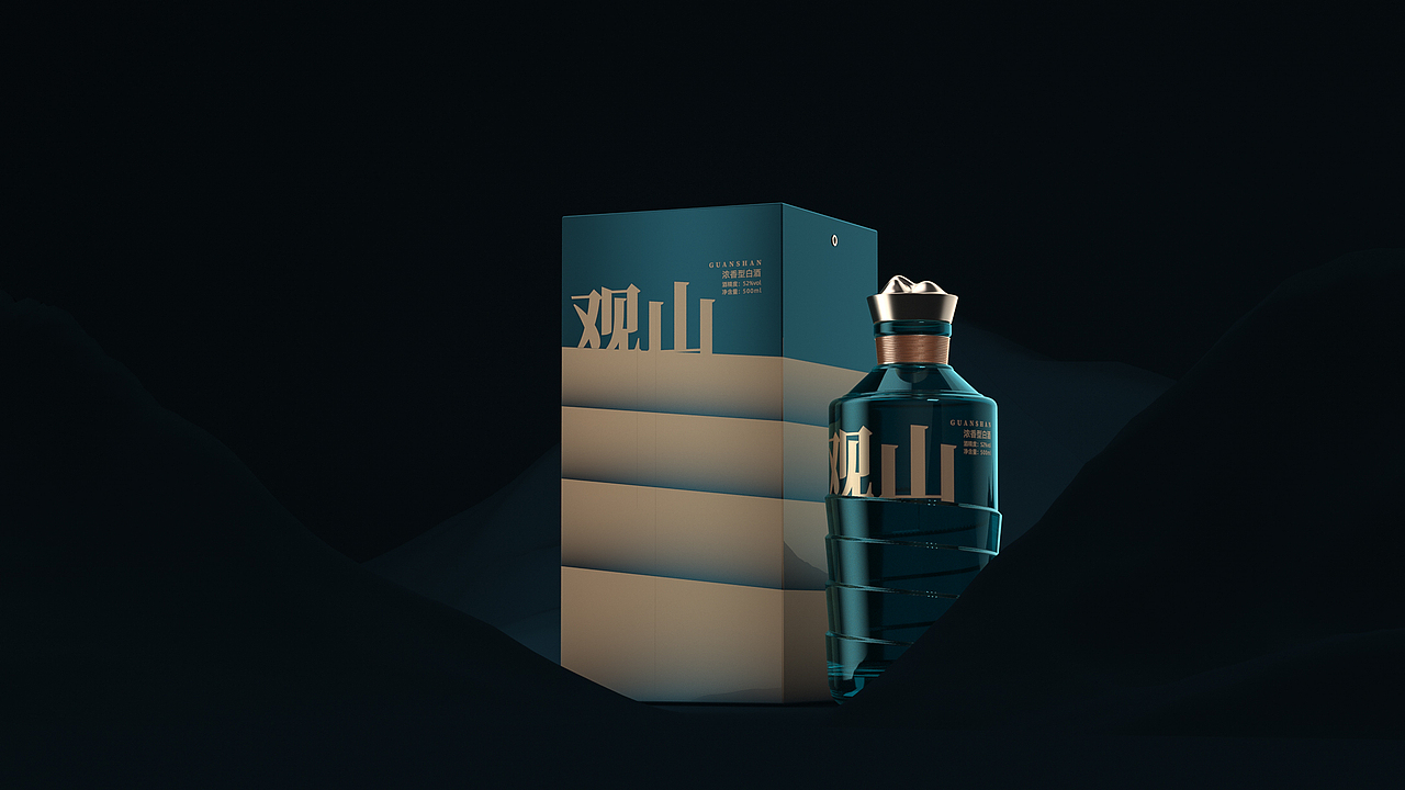 观山酒（图ZMjAwOTcyMDQw） - 包装 - 站酷设计师兜里有糖几何包装原创素材 - 站酷ZCOOL