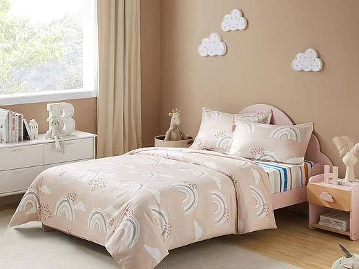 家具摄影 儿童床品四件套