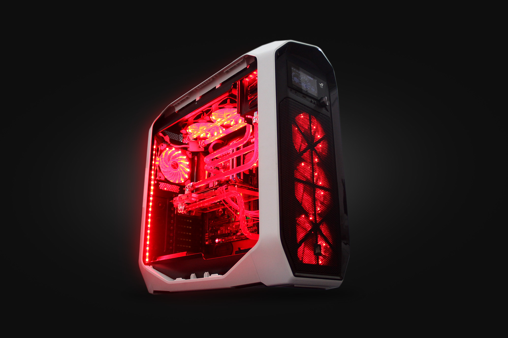 高端 定制 水冷mod 电脑主机拍摄