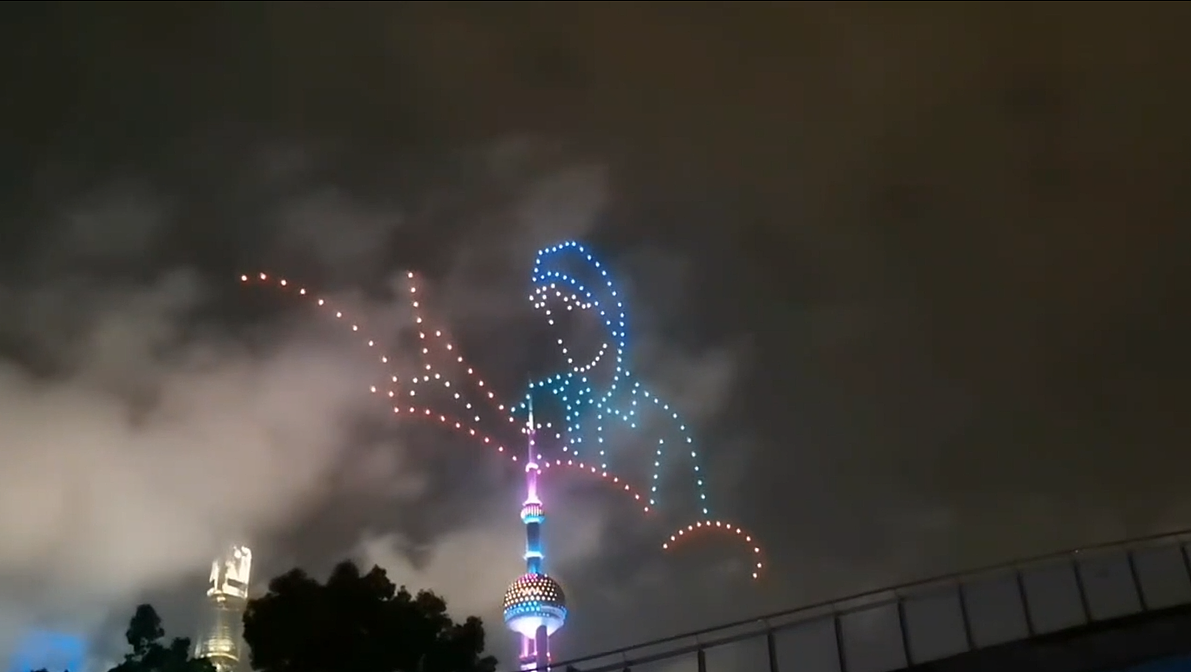 【Justin黄明昊全球粉丝团】上海外滩无人机生日应援（图ZMjgwODQyNTgw） - 其他 - 站酷设计师空中亿象无人机原创素材 - 站酷ZCOOL