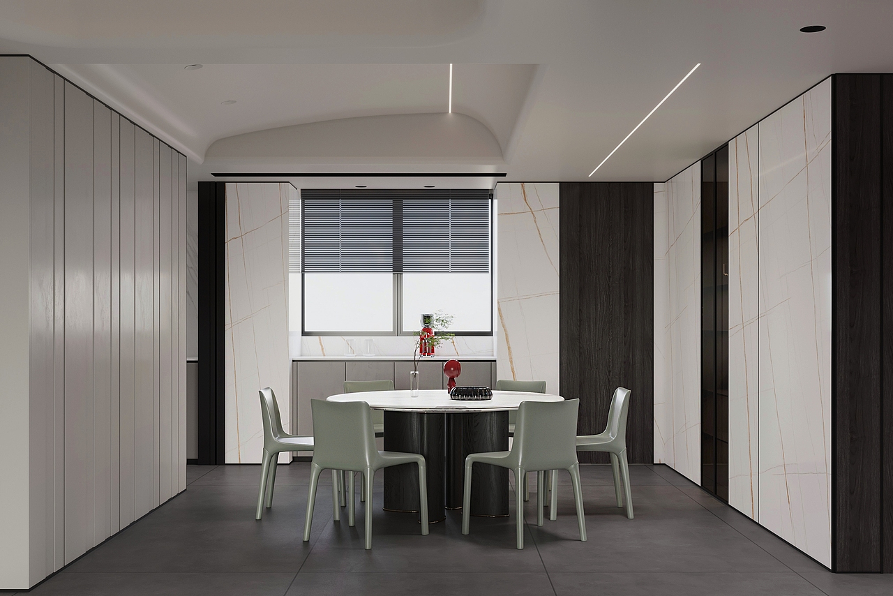 现代极简客餐厅