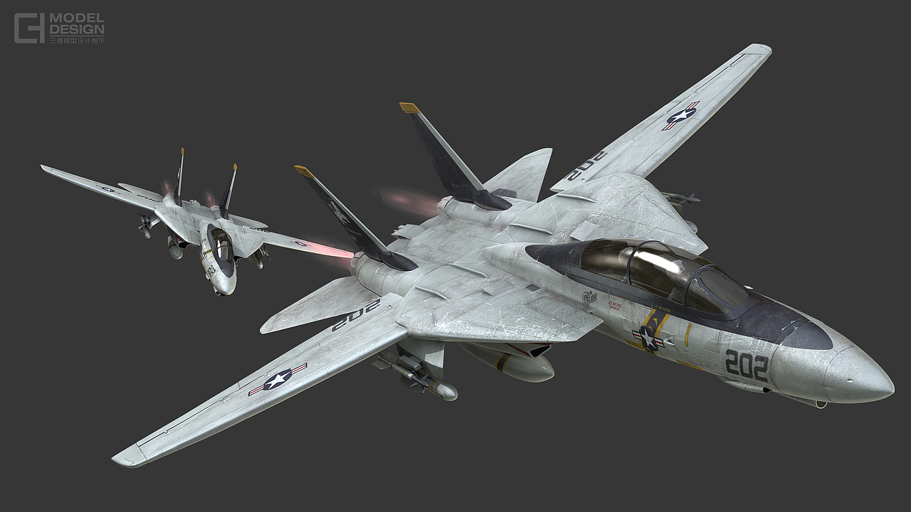 F14戰(zhàn)斗機（圖ZNTU0NjM3ODQ=） - 機械/交通 - 站酷設(shè)計師焦耳制造原創(chuàng)素材 - 站酷ZCOOL