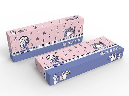 黑JO乐队机械键盘包装