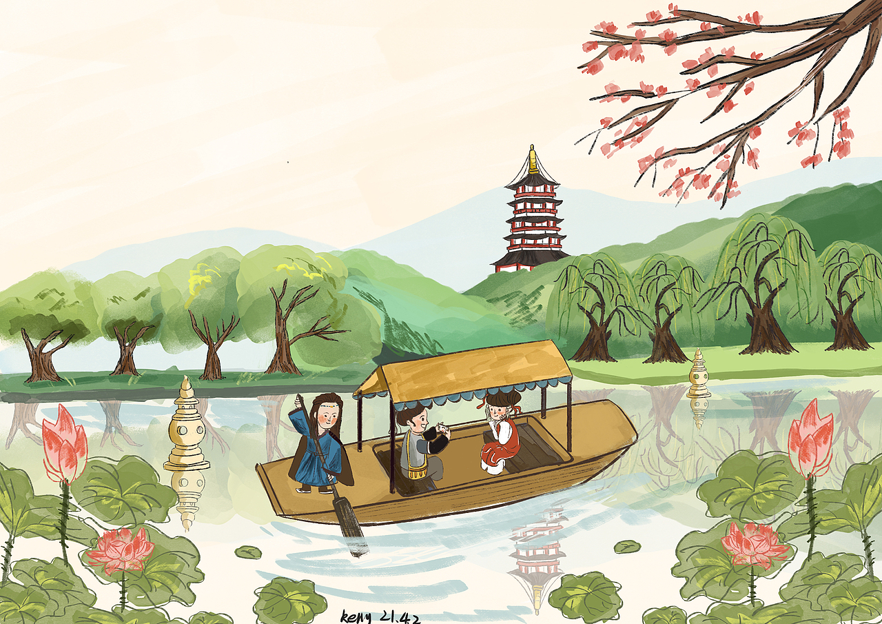 江南百景图|插画|创作习作|kkkkkelly11_原创作品-站酷zcool