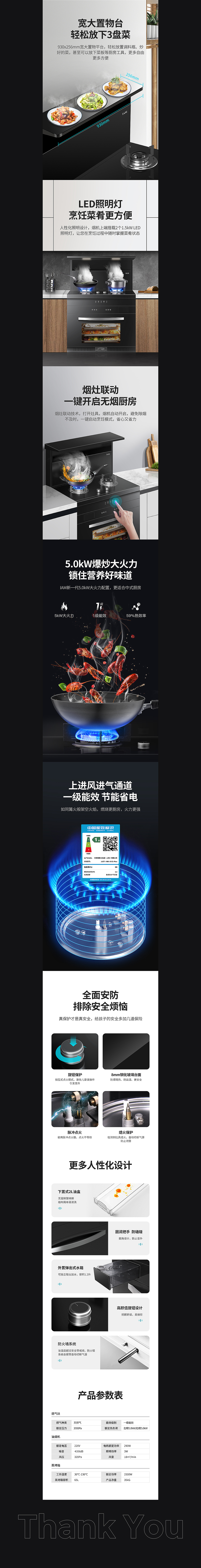 IAM 集成灶详情页设计