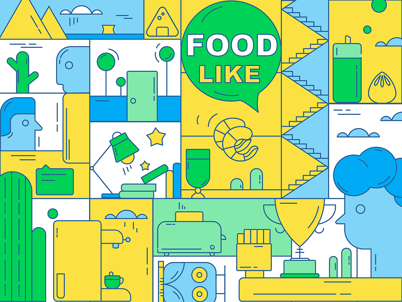 不做懒星人-图形创意打卡