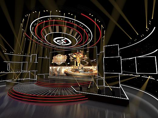 2021顺丰虚拟舞台设计