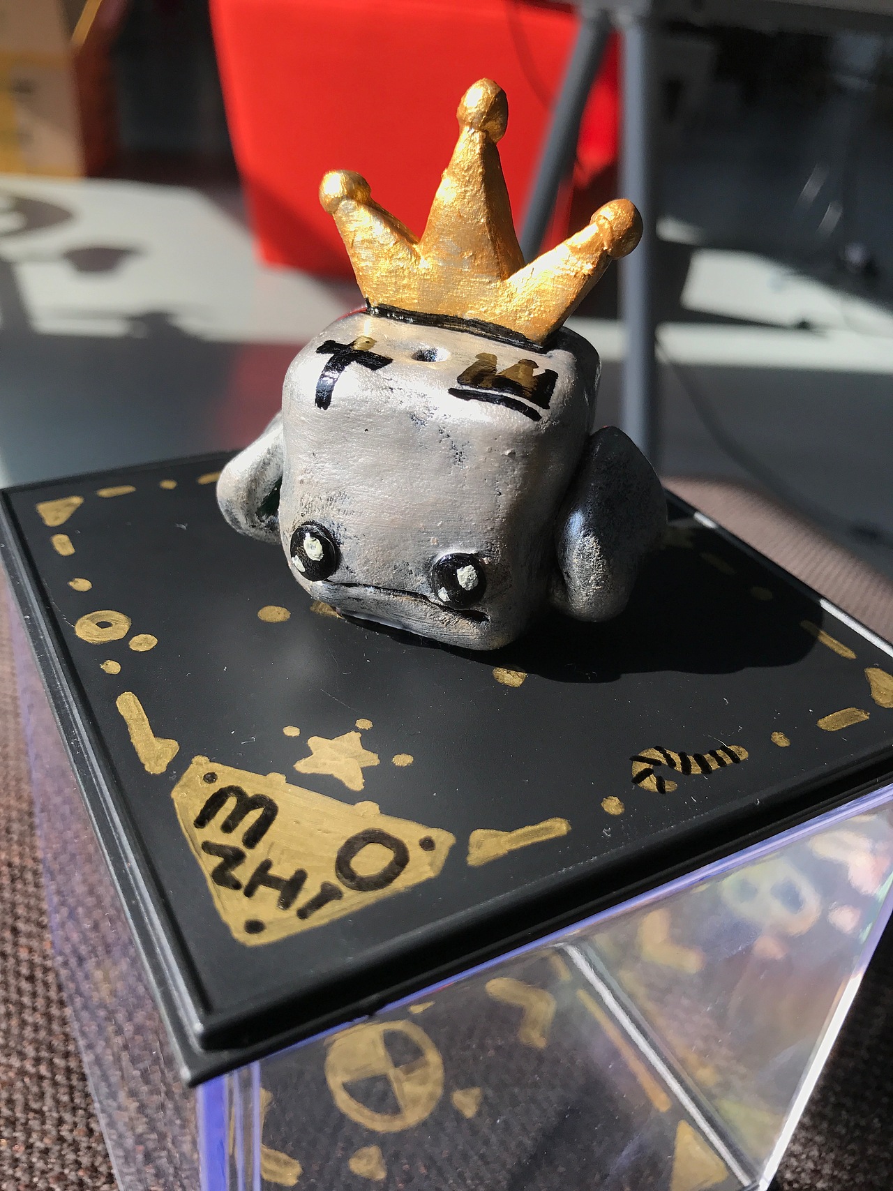 纯手工墨汁小鲸鱼