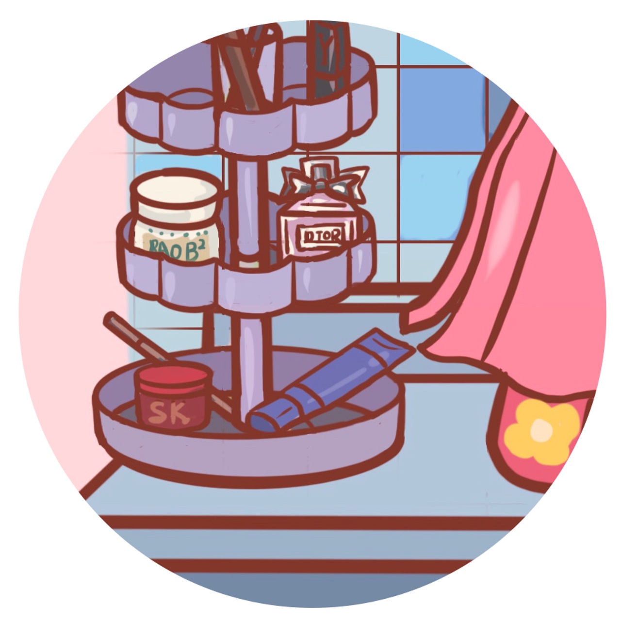 冰冰的家 洗漱间|插画|商业插画|我家冰冰 - 原创作品 - 站酷 (zcool)