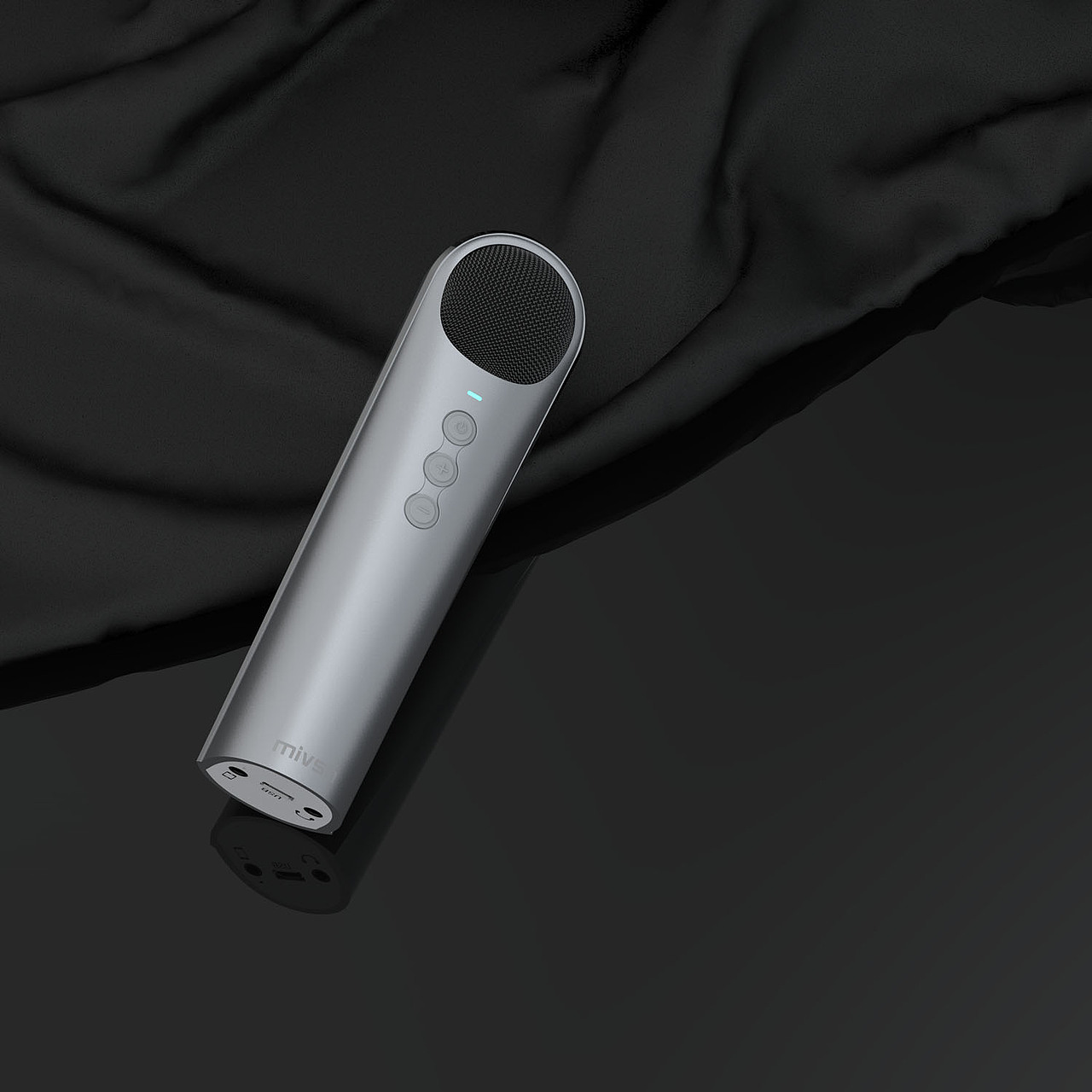 麦克风详情图渲染。纯渲染