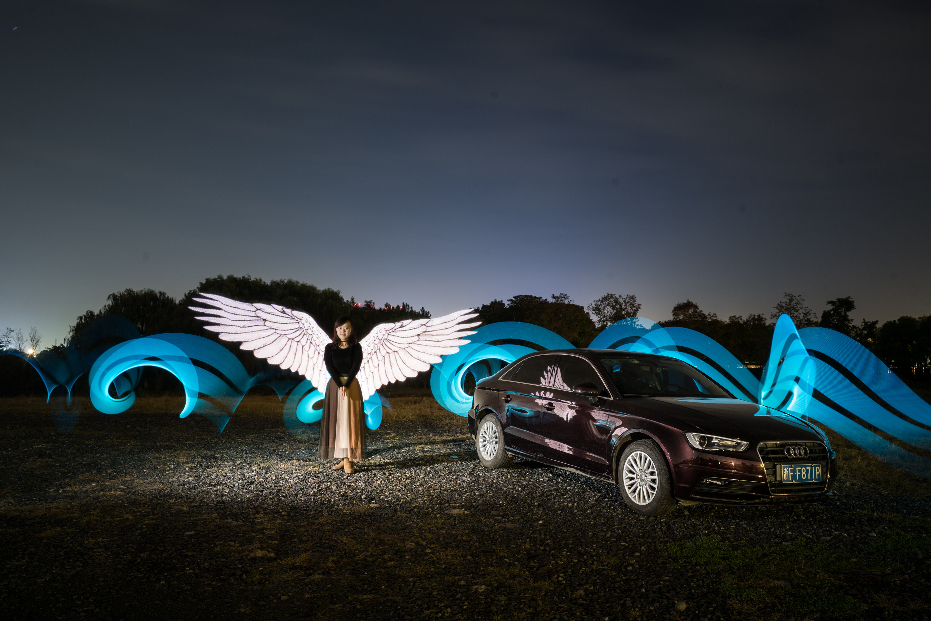 光绘汽车补光练习