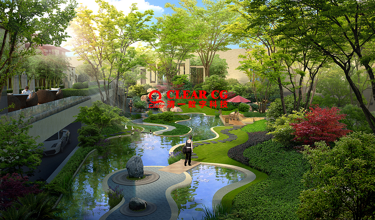 景观表现（图ZMTA5MjgwMTM2） - 景观设计 - 站酷设计师清一数字科技原创素材 - 站酷ZCOOL