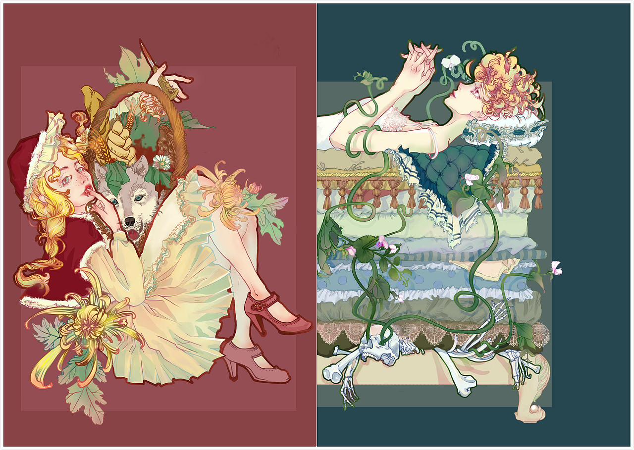 2018插画年度总结（图ZMTMzOTI5NTE2） - 创作习作 - 站酷设计师皮翁原创素材 - 站酷ZCOOL