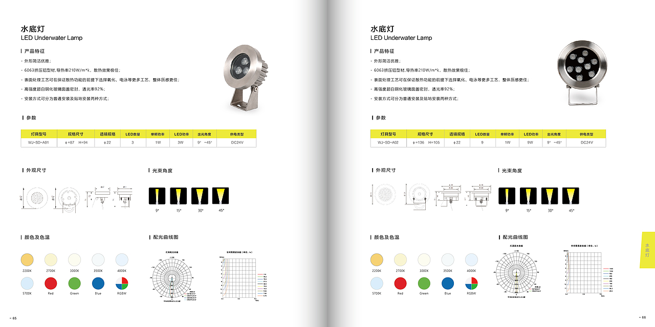 一本照明行业产品手册