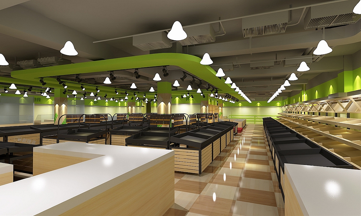 郑州中原区生鲜百货超市装修公司双节优惠活动开始啦（图ZMjI2NTg5NDM2） - 建筑设计 - 站酷设计师tianheng365原创素材 - 站酷ZCOOL