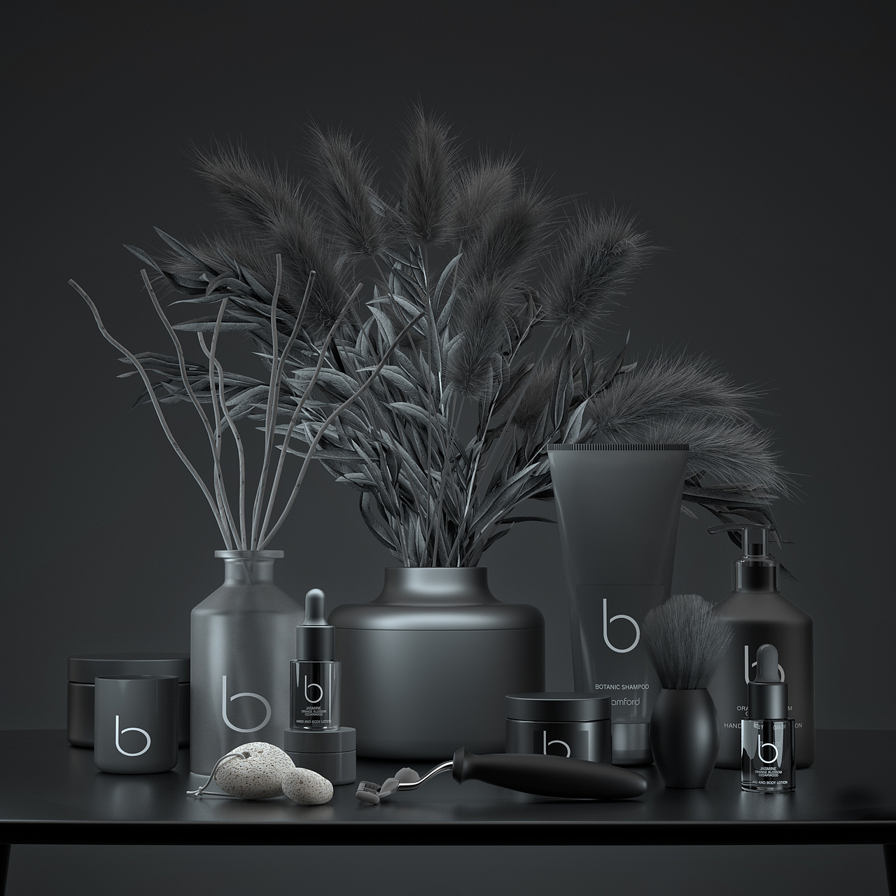 【产品渲染】一组家居香氛产品渲染图C4D+Oc（图ZMjc2MTA5ODEy） - 场景 - 站酷设计师southward原创素材 - 站酷ZCOOL